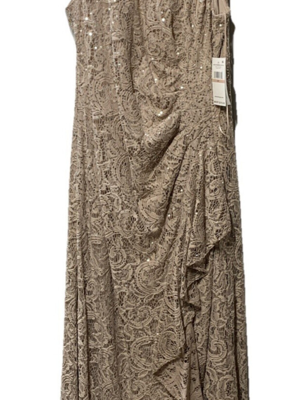 Alex Evenings Mother of The Bride Dress, Long Sleeveless Dress Size 12 Petite